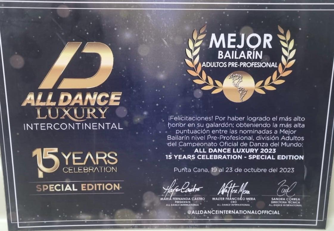 Diploma All Dance Luxury 2023